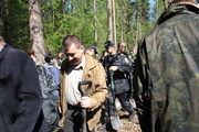 Uczestnicy akcji wspólnego sadzenia lasu, Szkółka leśna „Orlik” na terenie Nadleśnictwa Knyszyn 